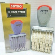 Joyko N-7 Number Stamp 7-Digit Number Stamp/