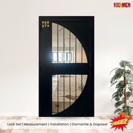 Customized Gate for HDB, BTO, CONDO and Resale Flat | Mild Steel Gate | Free Installation | Unit Num