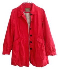 niceioi 悠雅 紅色 外套 西裝 風衣 長版外套 專櫃