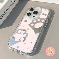 Cute Cat Claw Hollow Mirror Phone Case For Vivo X300 X200 Pro Mini X200S X100 X100S X90 X90S X80 X70