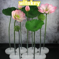 WITAKEY Artificial Flower, Landscape Artificial Flower Pole Artificial Lotus, Lotus DIY Decoration L
