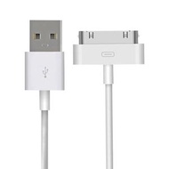 全城熱賣 - 適用於New iPad (iPad 3) / iPad 2/ iPad, iPhone 4 & 4S, iPhone 3GS/3G, iPod Touch原材組裝數據線, 長度1米(白色