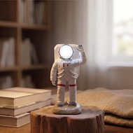 日本Magnets桌上太空人招手造型太陽能供電LED小夜燈/情境氣氛燈