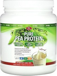 Olympian Labs Pea Protein Powder, Unflavored - 25g of Protein, Plant Based Vegan Friendly, Low Net C
