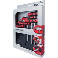 Wiha 334DS K6 Hex Side Driver Set With ComfortGrip T-Handle Allen Wrench Set Metric Hex Key Set 6 PC