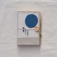 Blue moon, Minimal style notebook handmadenotebook diaryhandmade 筆記本