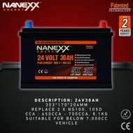 24V 30AH (Below 6,000cc vehicle) NANEXX PERFORMANCE BATTERY