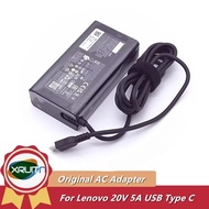 Genuine 20V 5A 100W Power Adapter USB-C Type C Charger For Lenovo Idea Pad5 Pro16 Yoga Slim 7 Pro 14