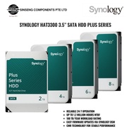 Synology HAT3300 Plus Series 2TB / 4TB / 6TB / 8TB SATA NAS Hard Drive – 24/7 Reliable Storage HDD f