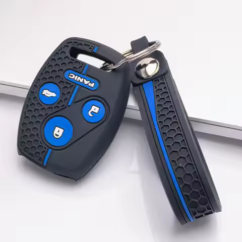 Silicone Key Fob Case Holder Fit Honda CRV FRV Civic Accord Jazz Acura CSX Car Remote Key Cover Shel