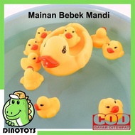 MA02 Mainan Anak Bebek Karet Bunyi Pencet 5pcs Bebek Karet Mini Bebek