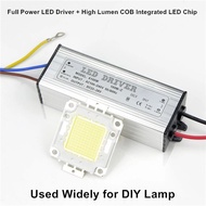 1 Set COB Integrated LED Chip 10W 20W 30W 50W with Power Supply for DIY Spot Light Bulb Floodlight