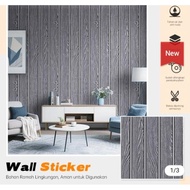 3D Wood Panel Wallpaper DARK GREY SILVER LINE DP1259 8MX45CM ALREADY 1 ROLL