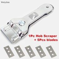 [Very] Hob Scraper Cleaner Remover Glass Ceramic With 5pcs Blade Cleaning Oven Cooker TH