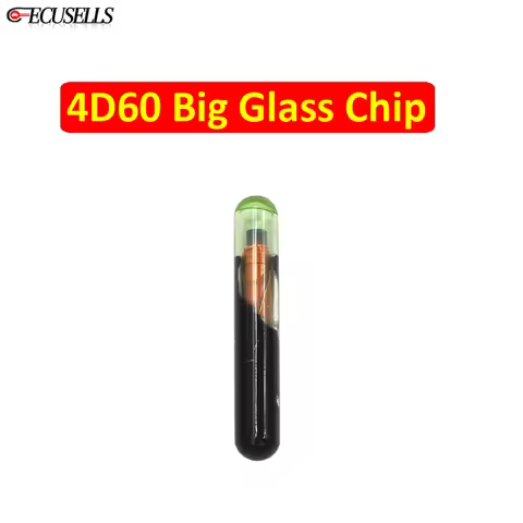 Ecusells 4D60 Big Glass Chip 4D ID60 Glass Transponder Chip For Ford Connect Fiesta Focus Ka Mondeo 