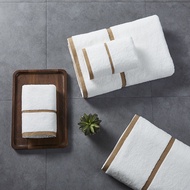 Baltan Home Furnishing TJ3 Star Hotel Towel Kit Thin Edge Extra Thick Bath Towel Cotton Single Yarn 