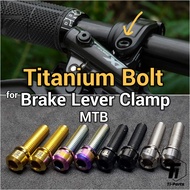 Titanium Bolt for MTB Brake Lever Clamp | Shimano SRAM M9120 M8120 M9000 M8000 | Titanium Screw Grade 5 Singapore