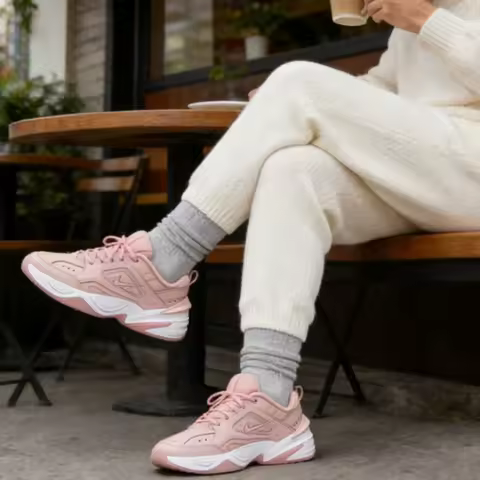 Nike's New Women's M2K Tekno Lightweight Dad Shoes, Cushioning and Comfortable Sports Shoes Ao3108-2