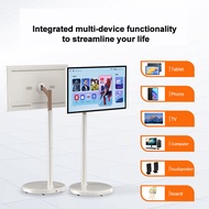 《KL 》21.5 24 27 32 inch Portable TV HD Smart Interactive Touch Wireless Mobile Rechargeable LCD Andr