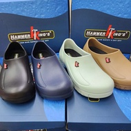 HammerKing 3001 Safety Clog shoes (No Steel) Kitchen Lab Shoes Green Brown Black Navy