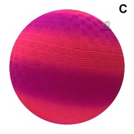 Rubber Playground Balls For Kids Rainbow Inflatable Backyard Play Balls And Bouncing Kickballs For P