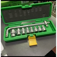 Tekiro socket wrench 10pcs 8 - 24 mm socket wrench 8-24 set 10 pcs 8mm - 24mm