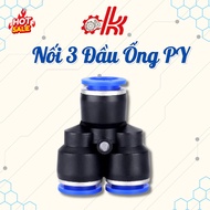 3-way PY pipe connector - Pneumatic Quick Connector - 3-way Split Connector