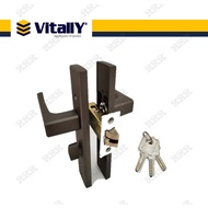 Vitally Durable Aluminium Swing Door Lock Bathroom Door Lock With Key Toilet Bathroom Lock Handle