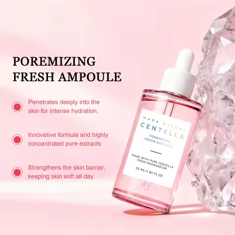 Gotu Kola Soothing Serum 55ml - Madagascar Extract Calms Sensitive Skin, Supports Blemish Care & Dee