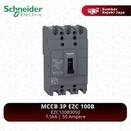 Schneider MCCB NFB Breaker EZC100B 3P 50A 7.5kA | EZC100B3050