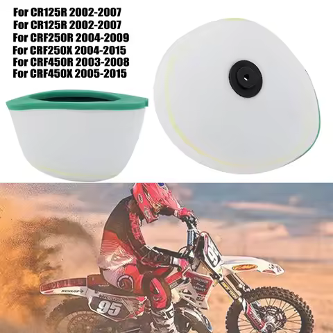 Air Filter Motorcycle Cleaner Intake Sponge For Honda CR125R CR250R CRF250R CRF250X CRF450R CRF450X