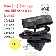 Kenda long valve bicycle inner tube 26x1.95; 26x1.75; 24x1.95; 24x1.75 20x1.95