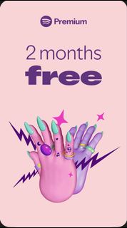 Spotify 帳號兩個月