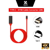 TYPE-C to HDMI 4K High Resolution 2M Converter