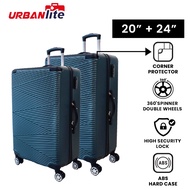 (SG Ready Stock)Urbanlite Echo 2.0  (2 in1) 20" + 24" Bundle Set Luggage 360° 8 Wheels spinner ABS Hard case