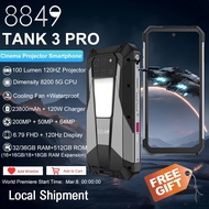 【In Stock】Unihertz 8849 Tank 3 Pro Rugged Smartphone 5G with 100 Lumens Projector 32/36GB 512GB 2380