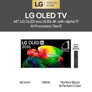 65 inch LG OLED AI B6 4K Smart TV 2026