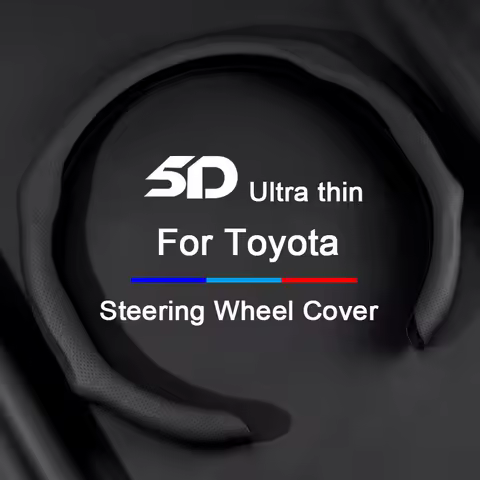 NAPPA leather Car Steering Wheel Cover Booster Cover For Toyota RAV4 Coralla Hilux Land Cruiser FJ C