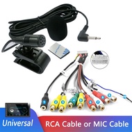 Android Head Unit Car Radio Multimedia Video Player Stereo Navigation GPS RCA Cable with External Microphone cable MIC