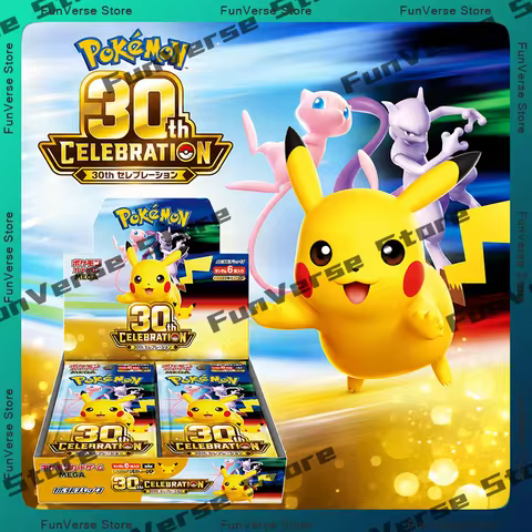 Pokemon Cards Original Trading PTCG Cartoon Japanese M6a Booster Pack 30th CELEBRATION Booster Pack 