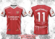 เสื้อพิมพ์ลาย ยอดฮิต ลาย อาเซนอล แชมป์ สีแดง Arsenal FC