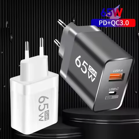 USB Charger GaN 65W USB Type C Charger Fast Charging Phone Quick Charger For iPhone Xiaomi Samsung H