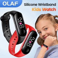 ▣☬✇ M3 Kids Digital Watches Adjustable Silicone Strap Waterproof Children's Watch Boys Sports Wrist Electronic Smart Watch For Kids
