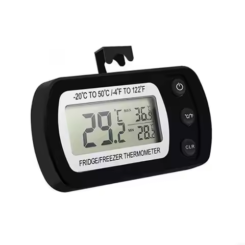 20RC Compact Fridge Thermometer Digital IPX3 Waterproof Freezer Thermometer Refrigerator Temperature