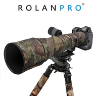 ROLANPRO Waterproof Lens Camouflage Coat for Nikon Z 800mm f6.3 VR S Camouflage Rain Cover Lens Protective Sleeve Guns Case