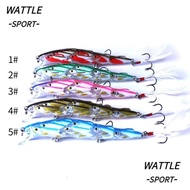 WATTLE Fishing Lures, 15.7g Artificial Fishing Lures Bait, Professional Group Fishes 11.5cm Fishing 