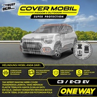 CITROEN C3 / EC3 EV Plastic Car Cover Waterproof Thick Transparent Waterproof