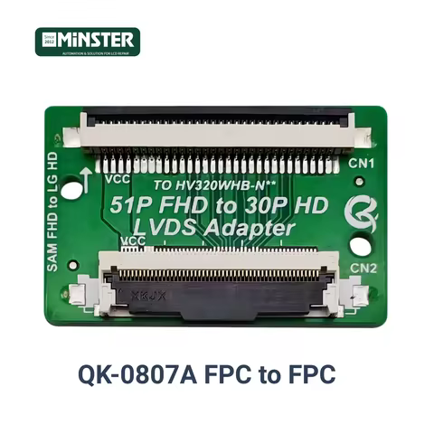 51 Pin to 30 Pin LVDS Converter Adapter For LG HD Screen on Samsung FHD LCD LED TV Screen Display Pa