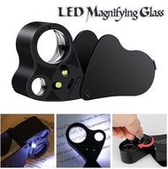 其他品牌 - 珠寶鑽石放大鏡 LED燈30倍 60倍放大鏡 珠寶鑽石琥珀玉石鑑定 放大鏡