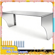 【D&F】Metal Cover Socket Rain Cover Stainless Steel 24.5x12x12cm Outdoor Doorbell Weather Protection